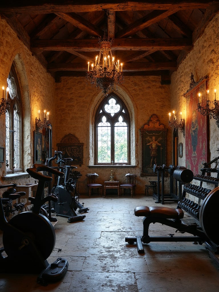 Medieval Home Gym - Medieval Home Gym interior design inspiration