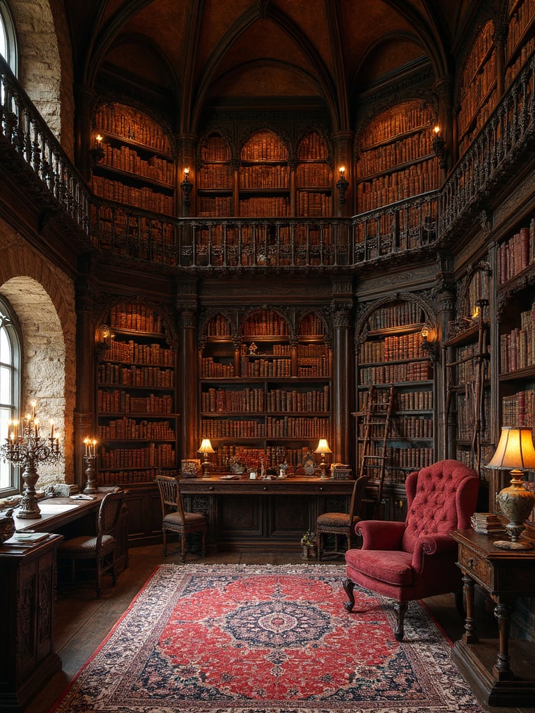 Medieval Library - Medieval Library interior design inspiration