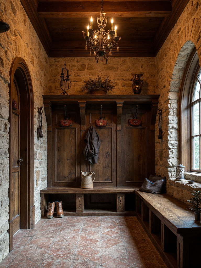 Medieval Mudroom - Medieval Mudroom interior design inspiration