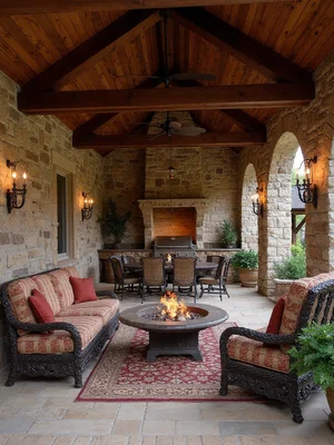 Medieval Outdoor Patio Design