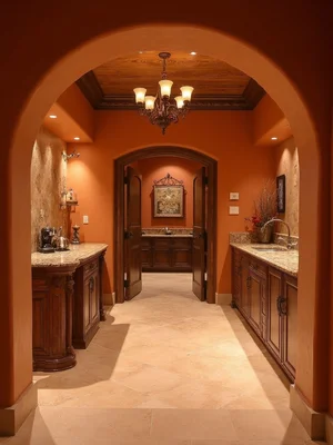 Mediterranean Basement Design