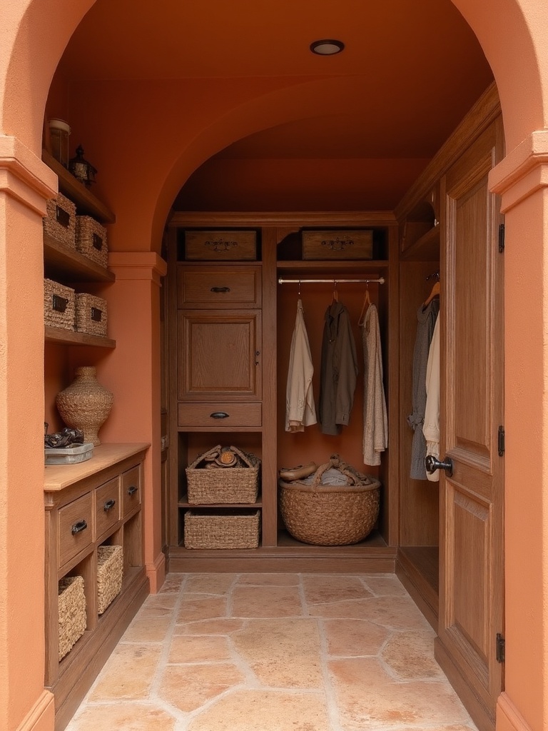 Mediterranean Closet design - Mediterranean Closet interior design ideas