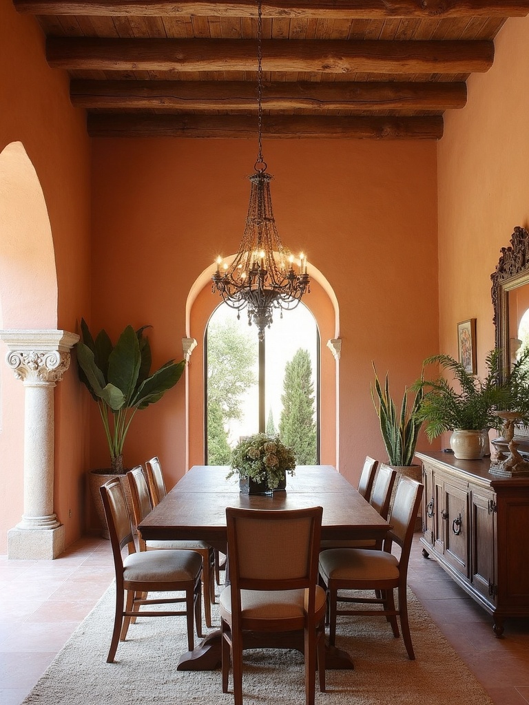 Mediterranean Dining Room design - Mediterranean Dining Room interior design ideas