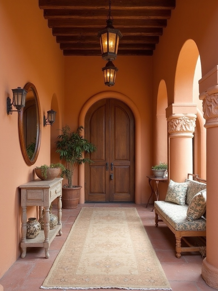 Mediterranean Entryway design - Mediterranean Entryway interior design ideas