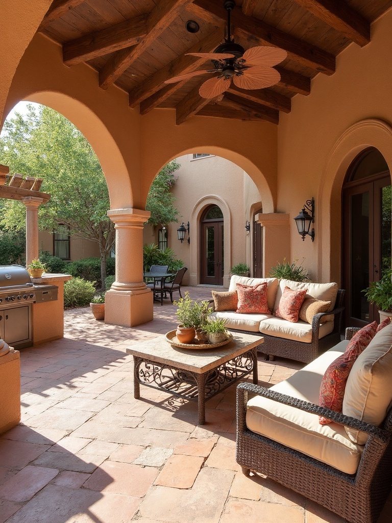 Mediterranean Outdoor Patio - Mediterranean Outdoor Patio interior design inspiration
