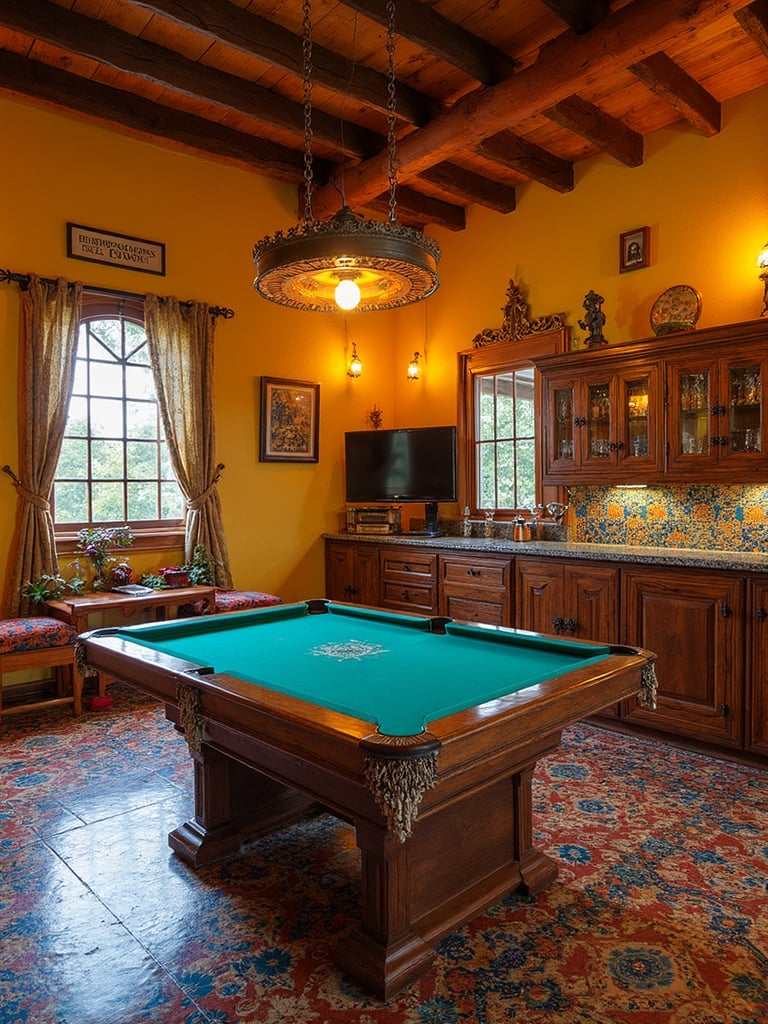 Mexican Game Room - Mexican Game Room interior design inspiration