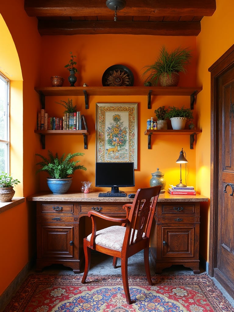 Mexican Home Office - Mexican Home Office interior design inspiration