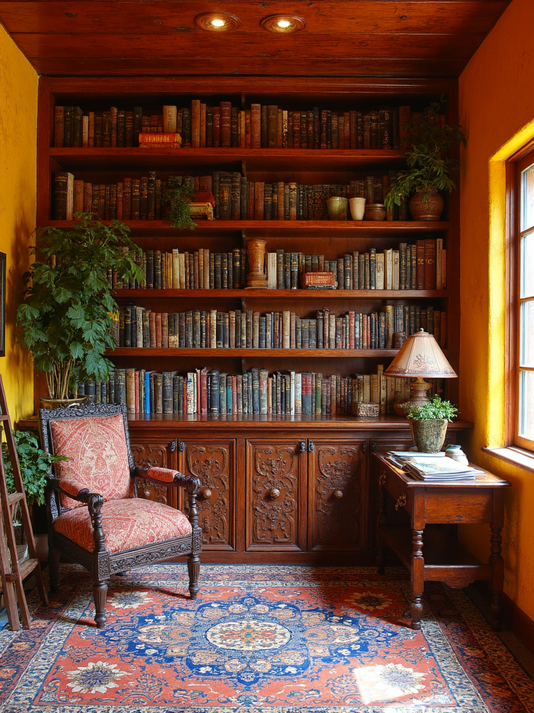 Mexican Library - Mexican Library interior design inspiration