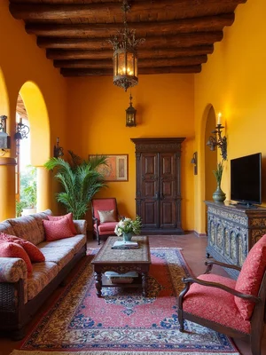 Mexican Living Room Design
