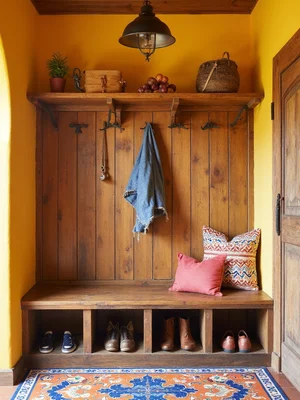 Mexican Mudroom Design