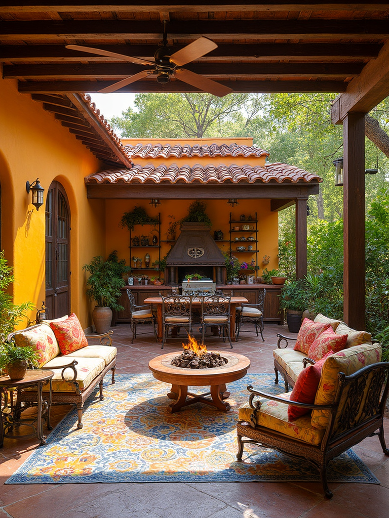 Mexican Outdoor Patio - Mexican Outdoor Patio interior design inspiration