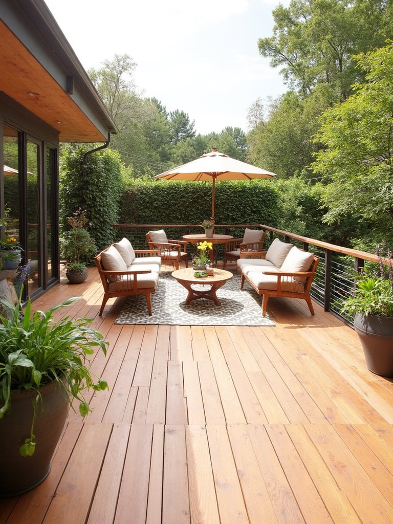 Mid Century Modern Deck - Mid-Century Modern Deck interior design inspiration