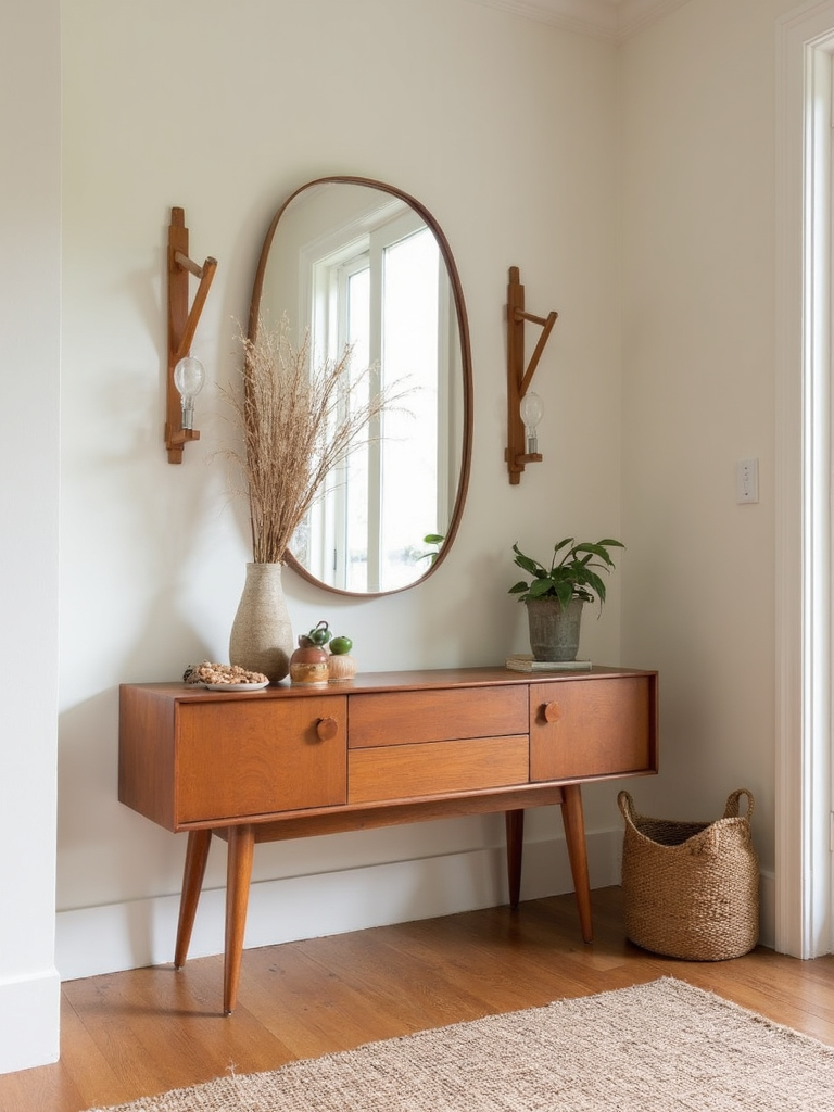 Mid Century Modern Entryway - Mid-Century Modern Entryway interior design inspiration