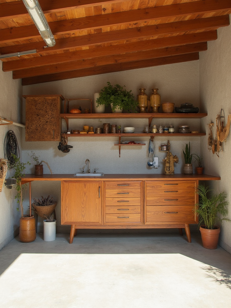 Mid Century Modern Garage - Mid-Century Modern Garage interior design inspiration