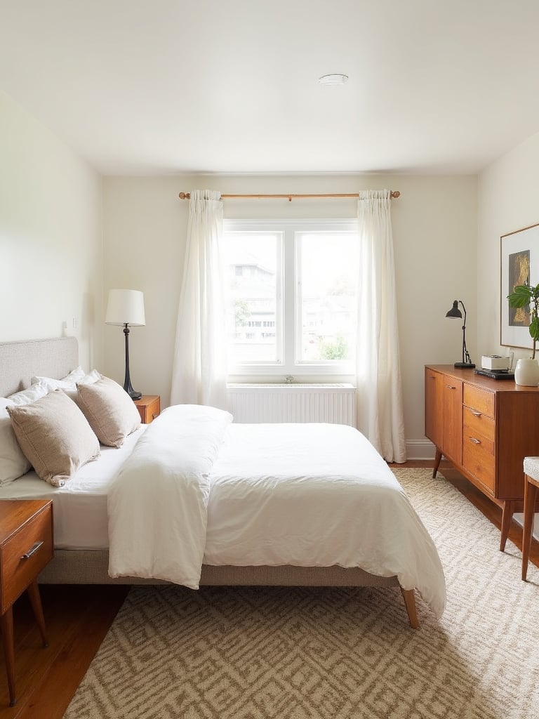 Mid Century Modern Guest Bedroom - Mid-Century Modern Guest Bedroom interior design inspiration