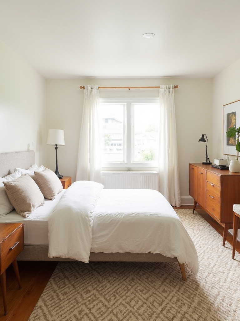 Mid Century Modern Guest Bedroom - Mid-Century Modern Guest Bedroom interior design inspiration