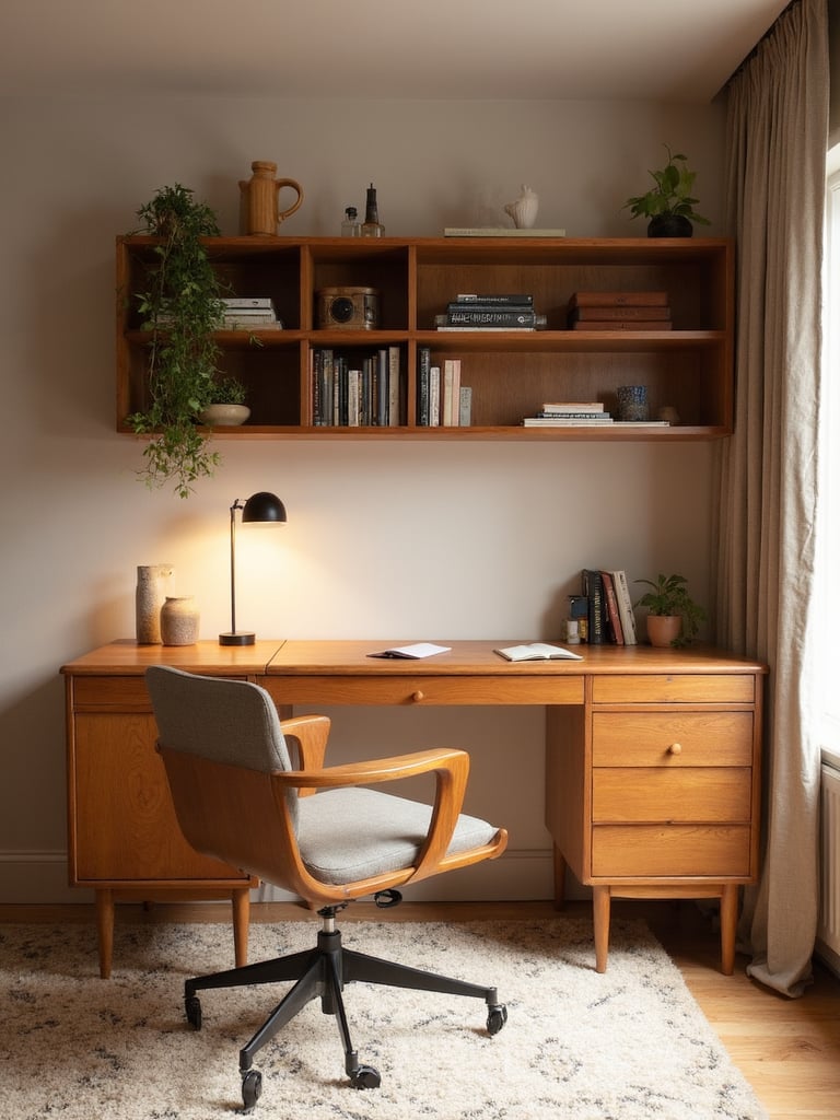 Mid Century Modern Home Office - Mid-Century Modern Home Office interior design inspiration