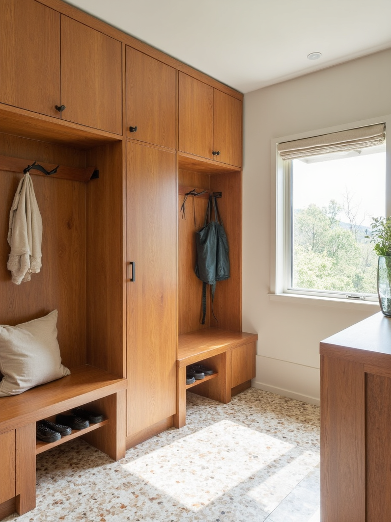 Mid Century Modern Mudroom - Mid-Century Modern Mudroom interior design inspiration
