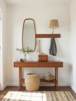 Mid Century Entryway Design