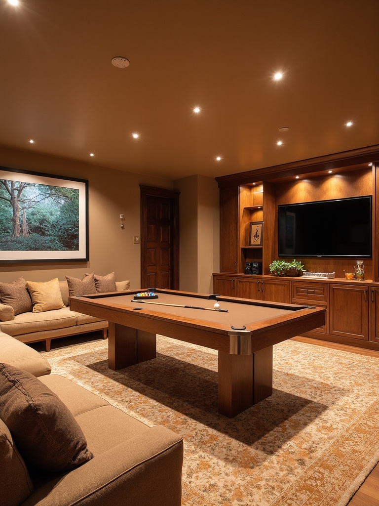 Mid Century Game Room - Mid Century Game Room interior design inspiration