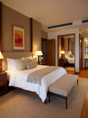 Mid Century Master Bedroom Design