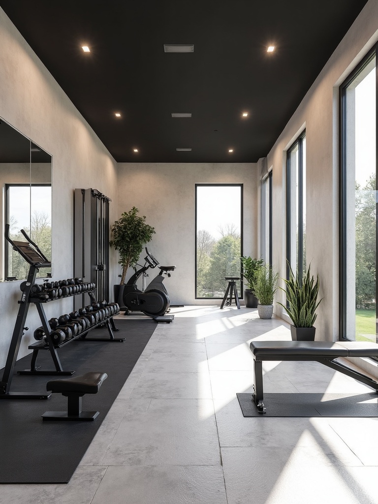 Minimalist Home Gym design - Minimalist Home Gym interior design ideas