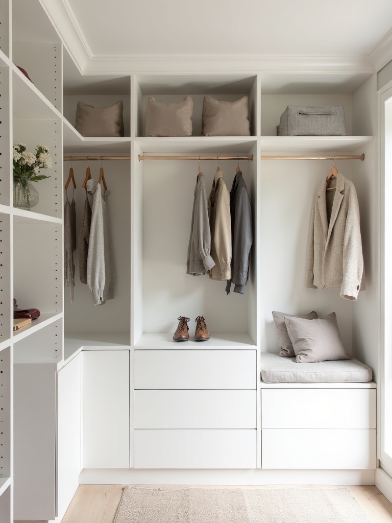 Minimalist Walk-in Closet design - Minimalist Walk In Closet interior design ideas