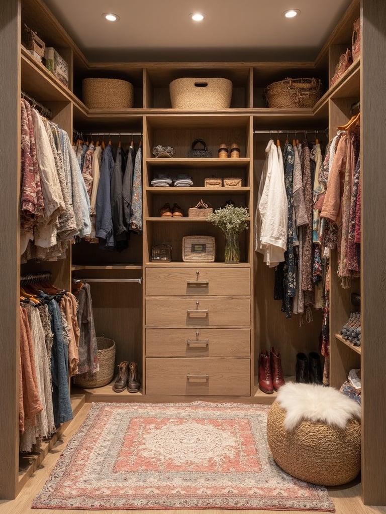 Modern Boho Closet - Modern Boho Closet interior design inspiration