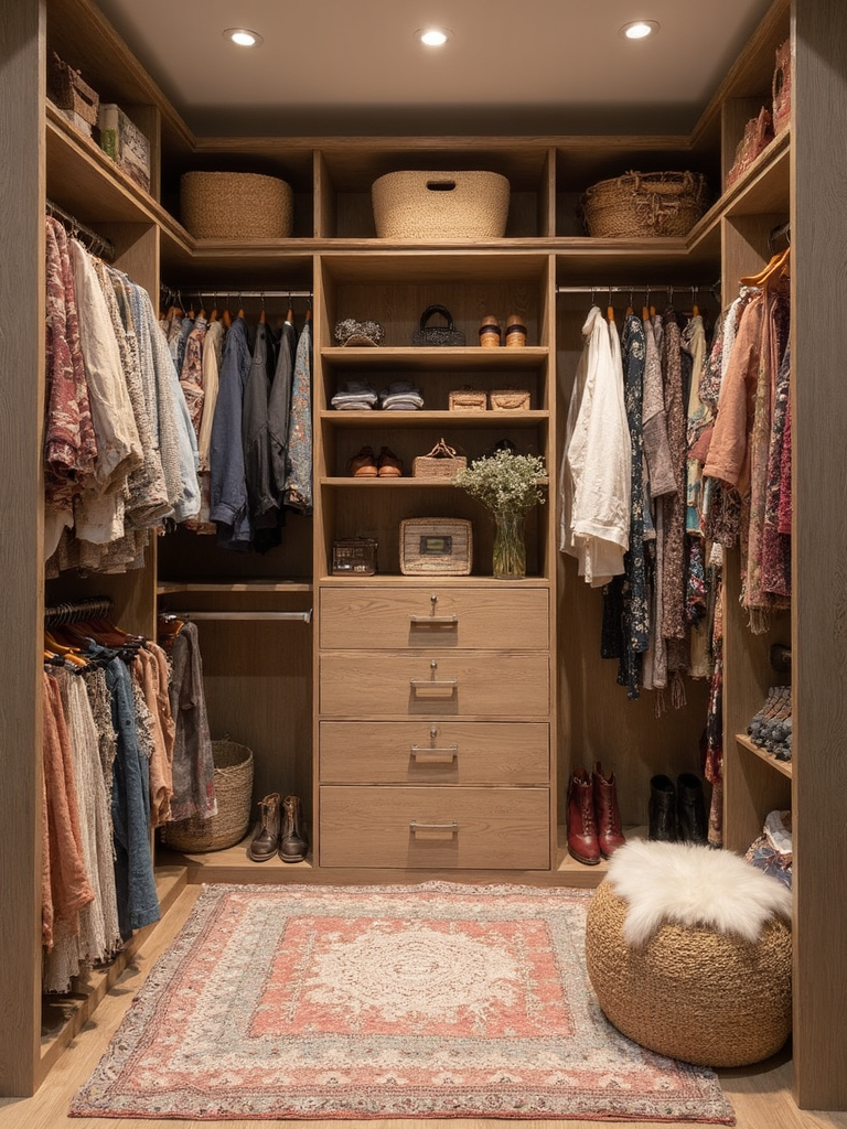 Modern Boho Closet - Modern Boho Closet interior design inspiration