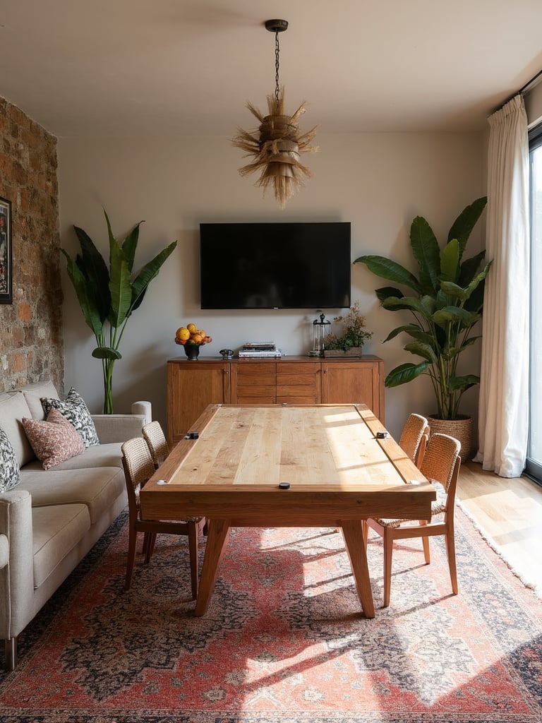 Modern Boho Game Room - Modern Boho Game Room interior design inspiration