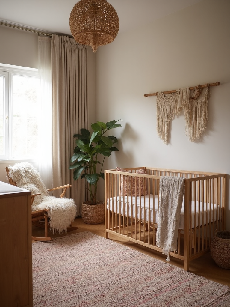 Modern Boho Nursery - Modern Boho Nursery interior design inspiration