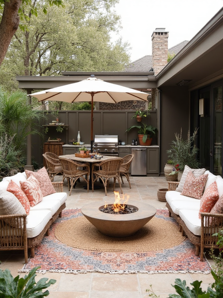 Modern Boho Outdoor Patio - Modern Boho Outdoor Patio interior design inspiration