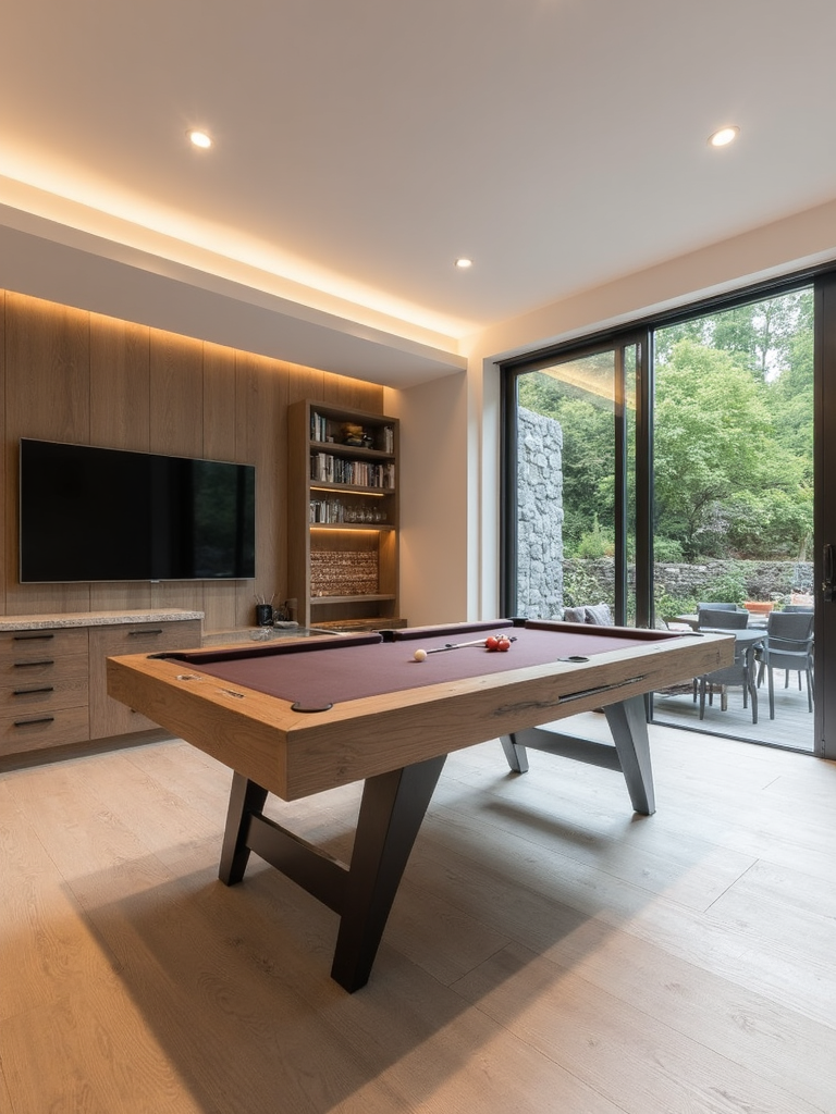 Modern Home Game Room - Modern Home Game Room interior design inspiration