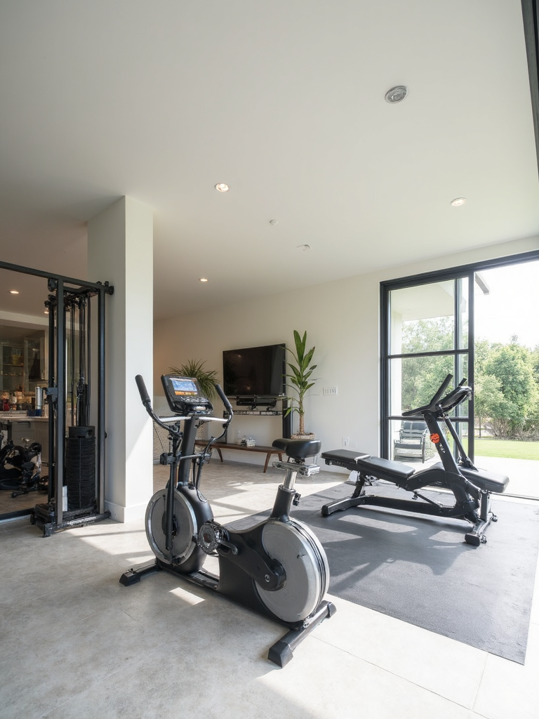 Modern Home Home Gym - Modern Home Home Gym interior design inspiration