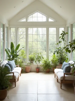 Modern Home Sunroom Design