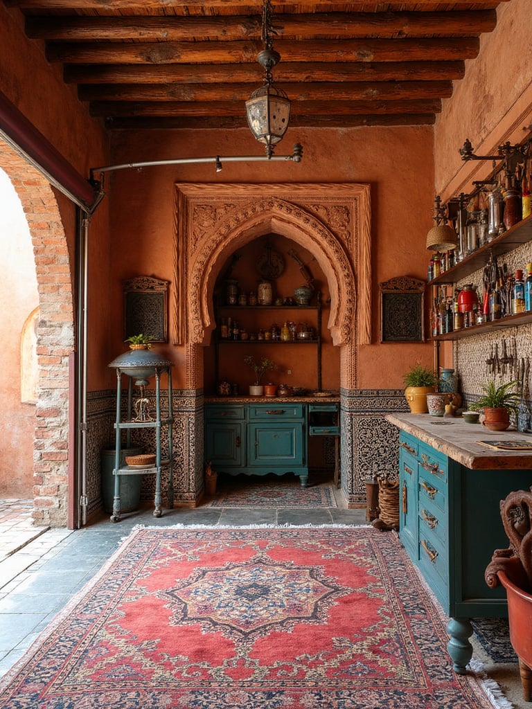 Moroccan Garage - Moroccan Garage interior design inspiration