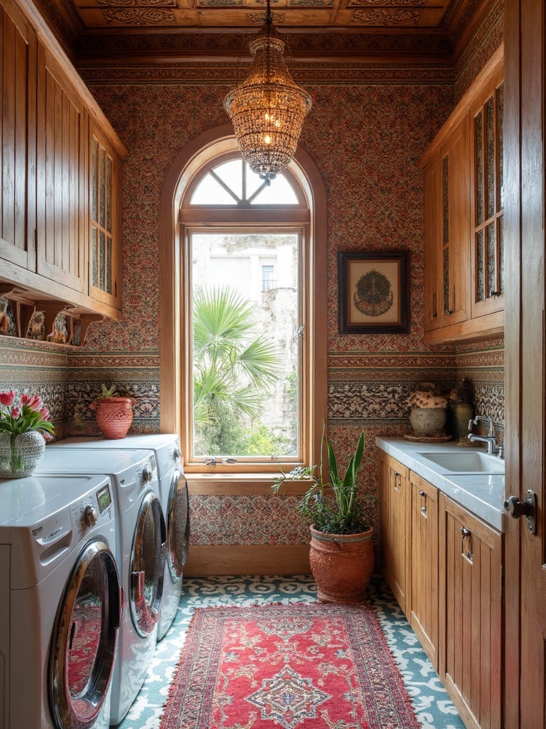 Moroccan Laundry Room - Moroccan Laundry Room interior design inspiration