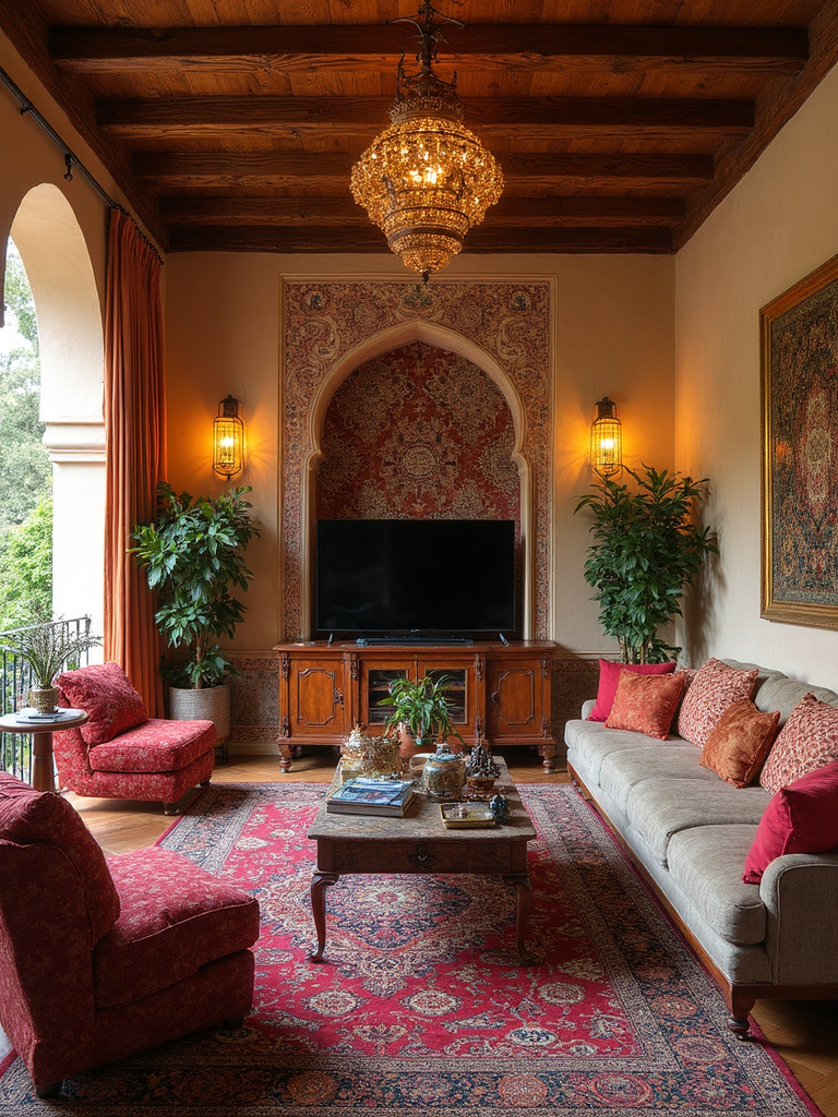 Moroccan Living Room - Moroccan Living Room interior design inspiration