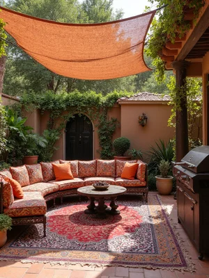 Moroccan Outdoor Patio Design