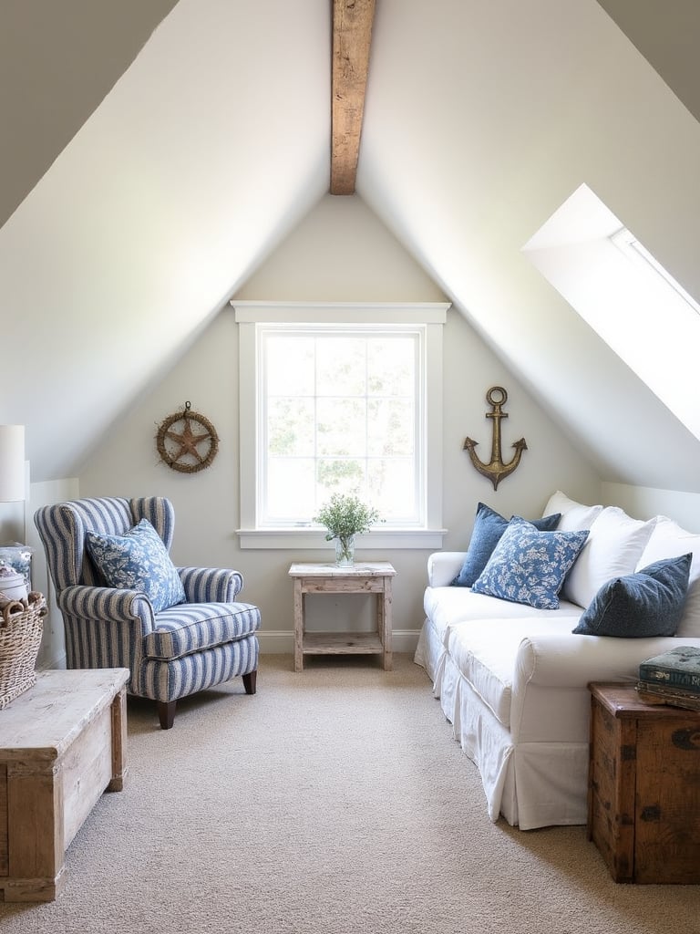 Nautical Attic - Nautical Attic interior design inspiration