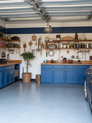 Nautical Garage Design