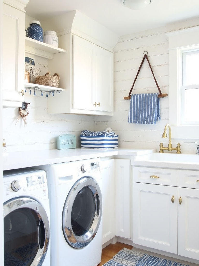 Nautical Laundry Room - Nautical Laundry Room interior design inspiration