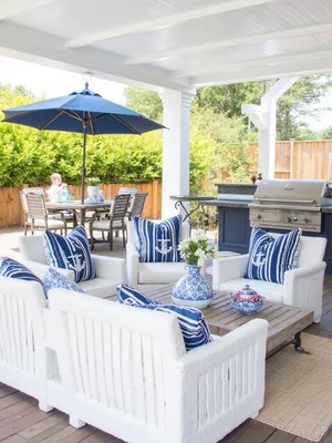 Nautical Outdoor Patio Design