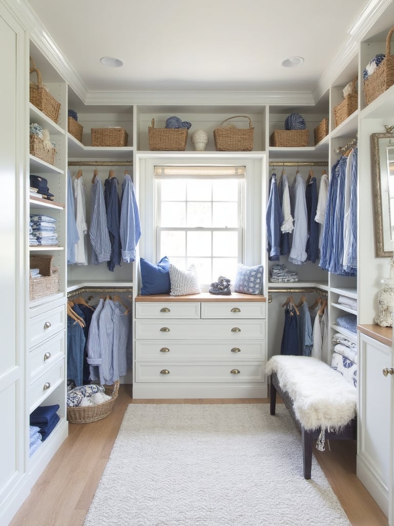 Nautical Walk In Closet - Nautical Walk In Closet interior design inspiration