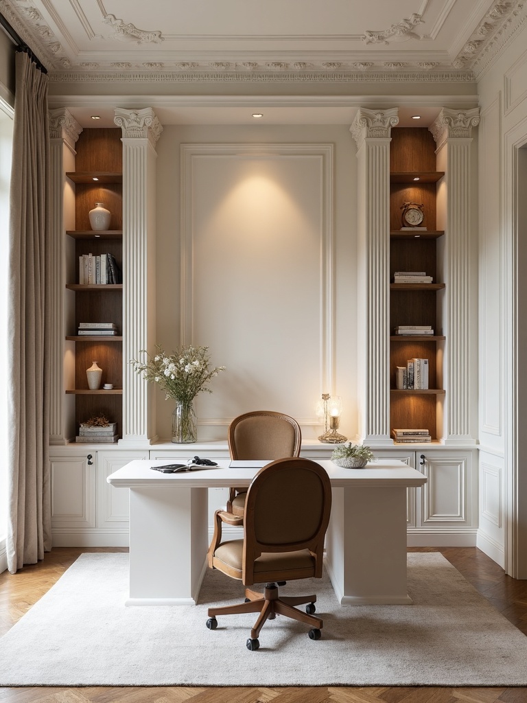 Neoclassical Home Office - Neoclassical Home Office interior design inspiration