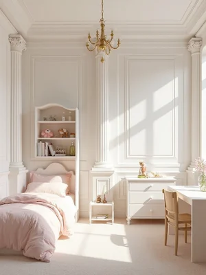 Neoclassical Kids Room Design