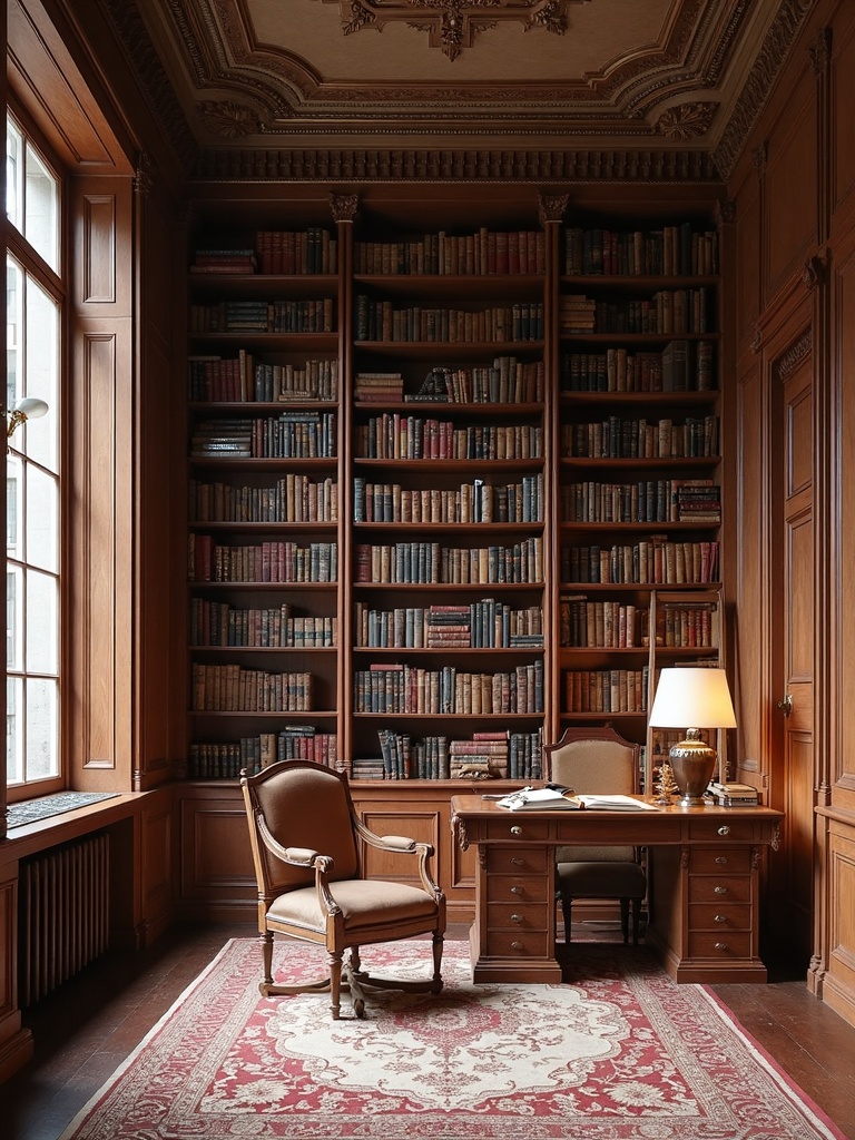 Neoclassical Library - Neoclassical Library interior design inspiration