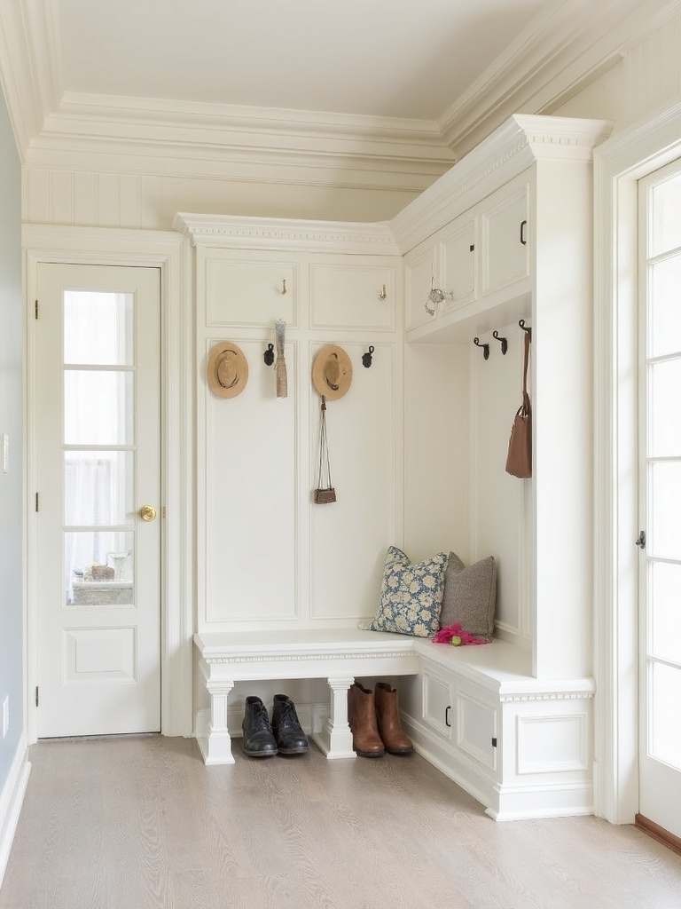 Neoclassical Mudroom - Neoclassical Mudroom interior design inspiration
