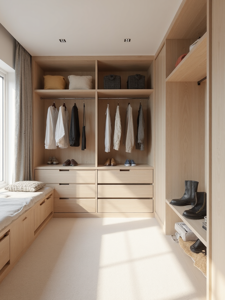 Nordic Walk-in Closet design - Nordic Walk In Closet interior design ideas