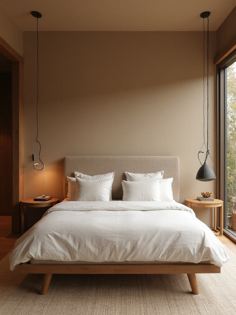 Organic Modern bedroom design